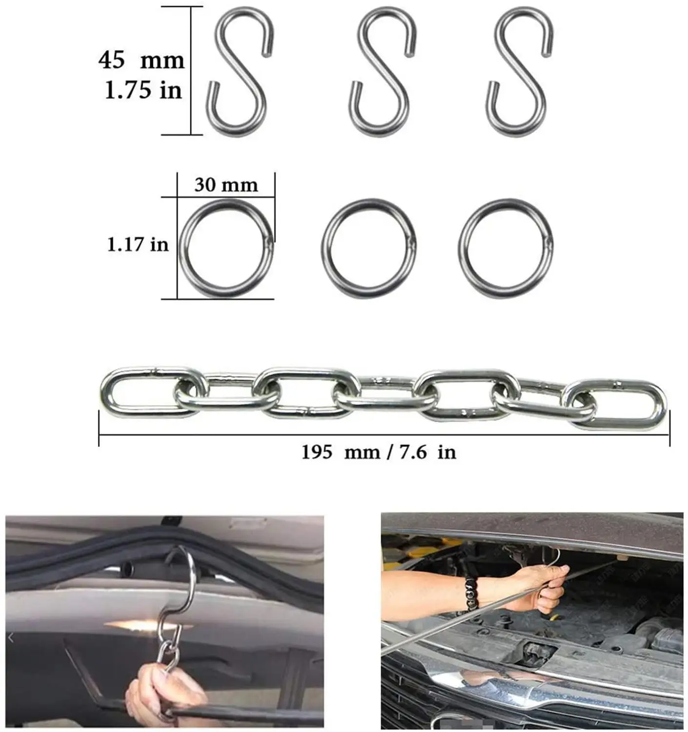 comprar Paintless Dent Reparação Varas Ferramenta Extrator Kits Martelo Cunha De Ar S-gancho Sacos Para Porta Ding E Carro Mossas Remoção De Danos Causados Por Granizo