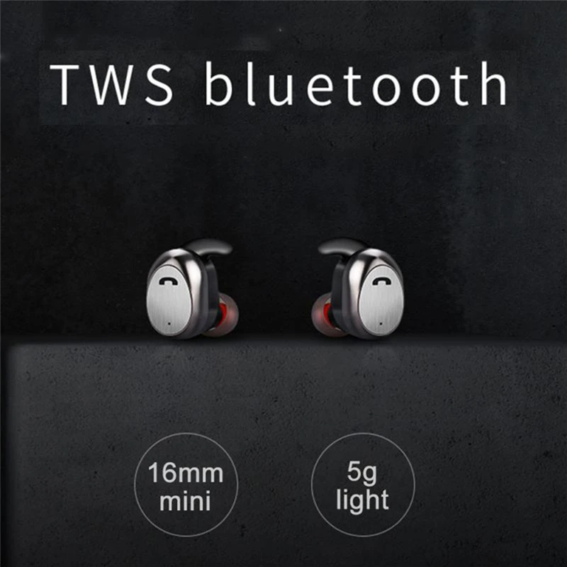 

Portable Charging Headphones M9 TWS Mini True Wireless Earbuds sports Earphones Bluetooth 4.0 Handsfree Cordless headset
