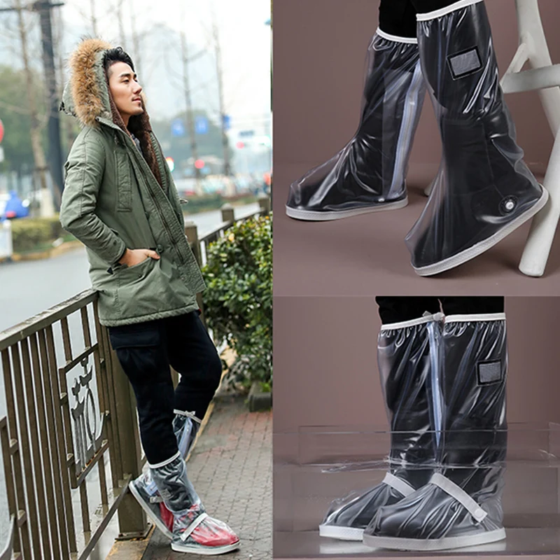 

2Pcs Waterproof Shoes Cover Reusable Rain Boots Motorcycle Bike Cycling Foldable Overshoe B2Cshop