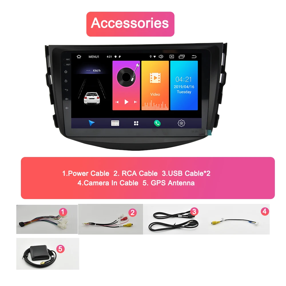 Navivox Android 8,1 автомобильный dvd-плеер для Toyota RAV4 Rav 4 2007 2008 2009 2010 2011 2 din 1024*600 автомобильный dvd gps wifi rds