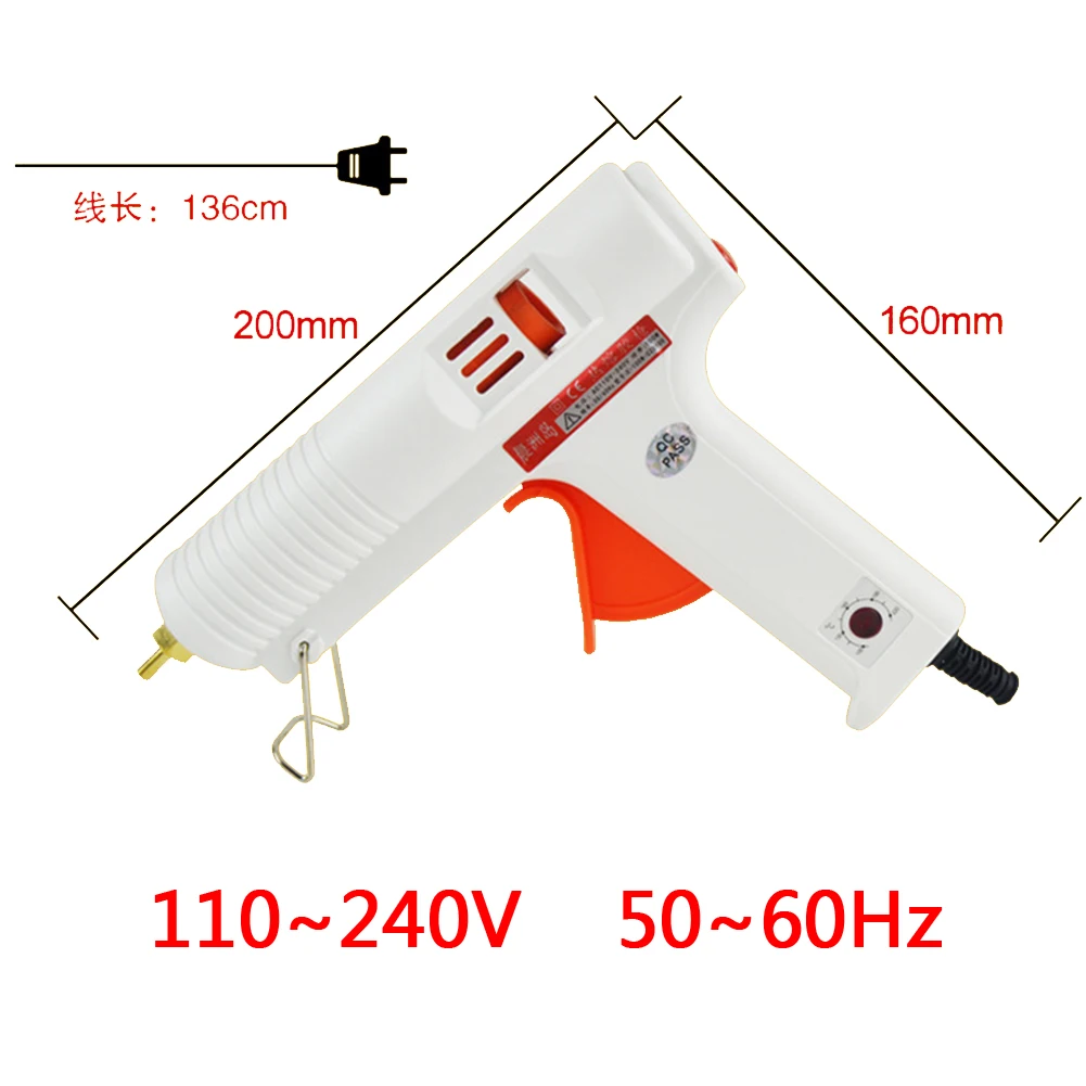 

TKDMR 20W 60W 80W Hot Melt Glue Gun Industrial Mini Electrical Guns Thermo Electric Heat Temperature Tool With 7mm Glue Stick