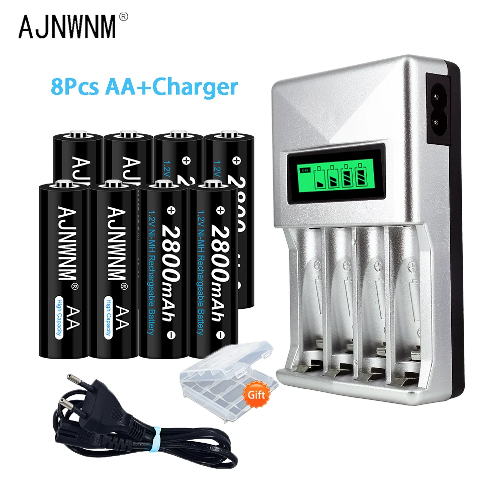 

AJNWNM 1.2V Ni-Mh AA Rechargeable Battery for Microphone Rechargeable Batteries AA
