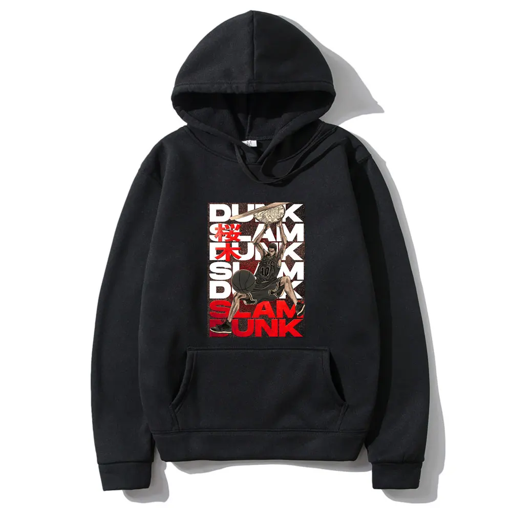 

Anime SLAM DUNK Men Women Hoodie Hanamichi Sakuragi Printed Hoodies Fashion Sweatshirt Streetwear Basketball Boys Pullover Man