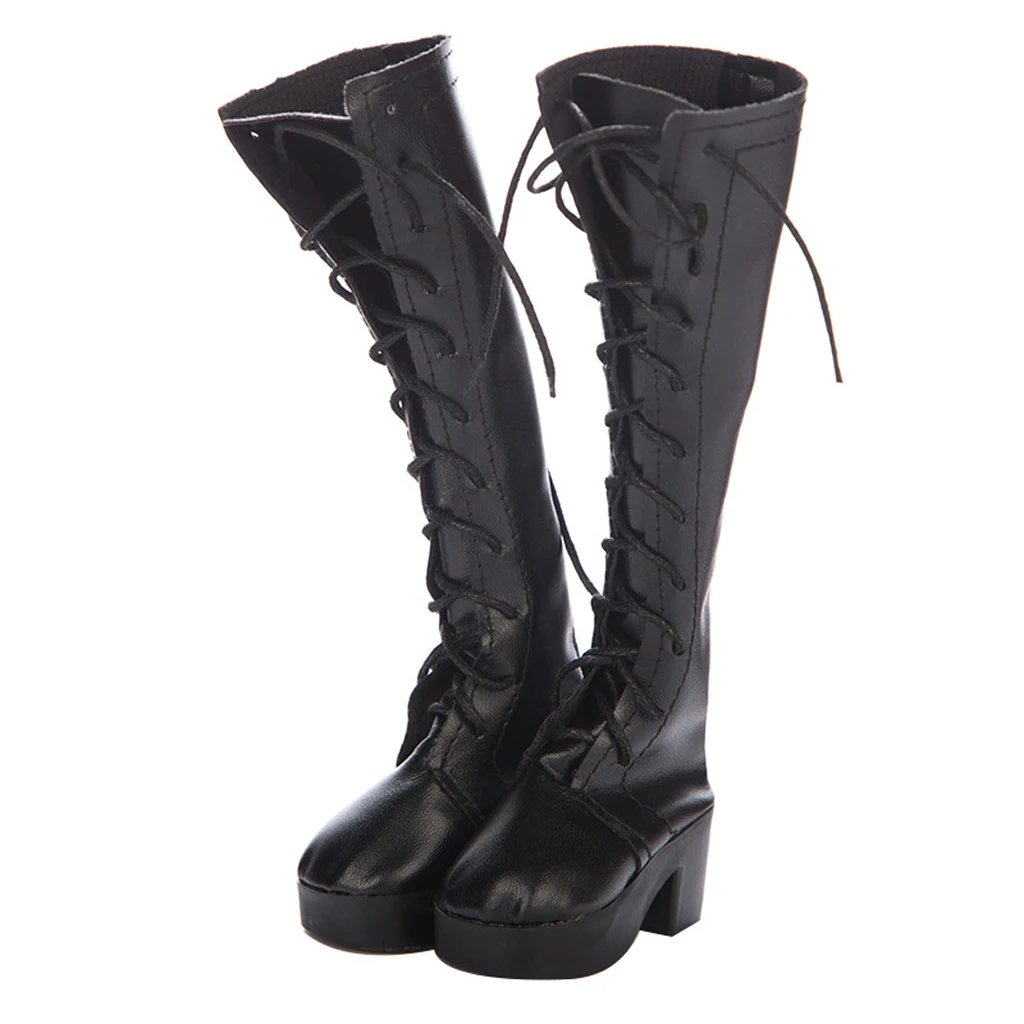 Кукольная обувь черные ботинки на шнуровке для 1/3 BJD AOD как SD куклы аксессуары