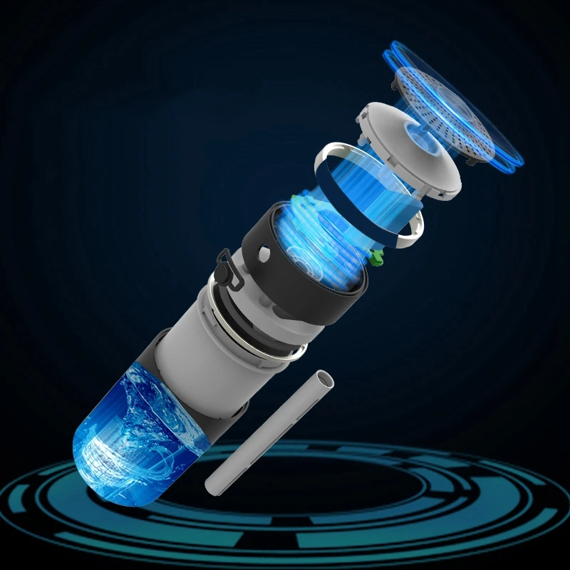 

230Ml Portable Humidifier, Car Humidifier with 7 Color LED Night Light and Built-in Battery,Cool Mist Humidifier