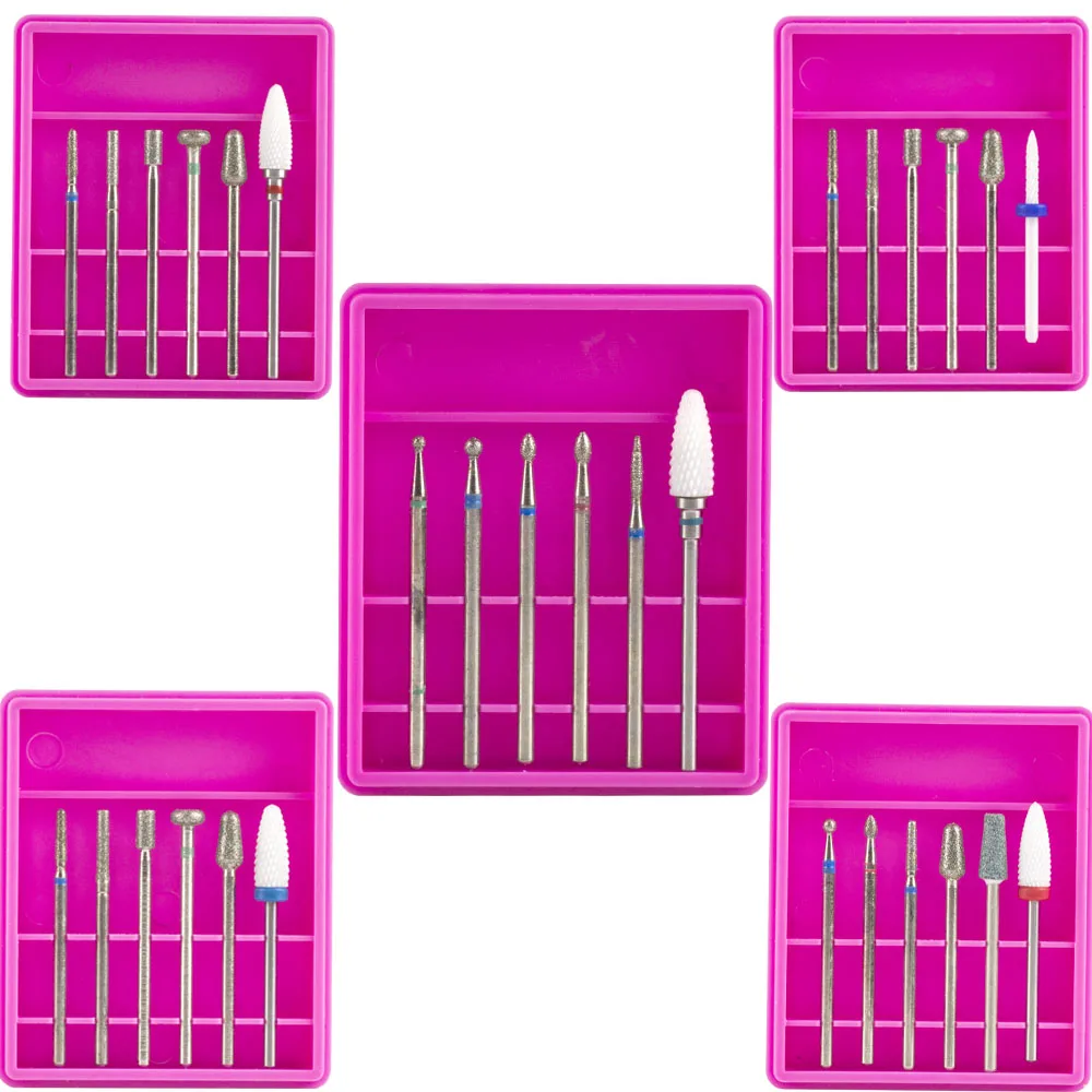 Фреза для маникюра керамические алмазные сверла ногтей фреза удаления гель лака