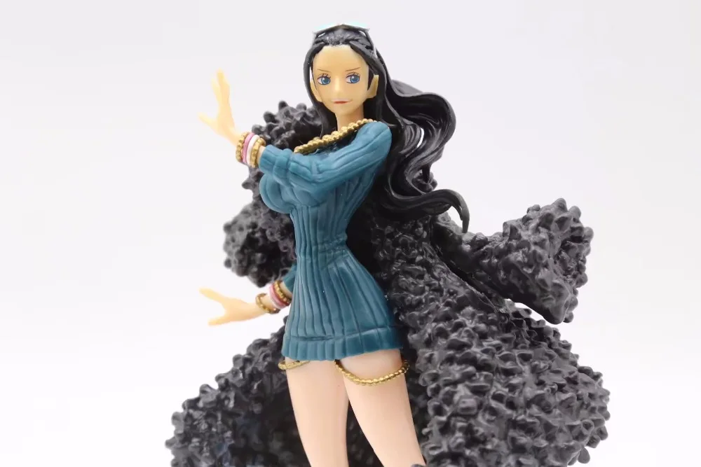 

Anime One Piece Nico Robin 20th Anniversary Blue Clothes Ver. PVC Action Figures Model Toys Doll 18cm