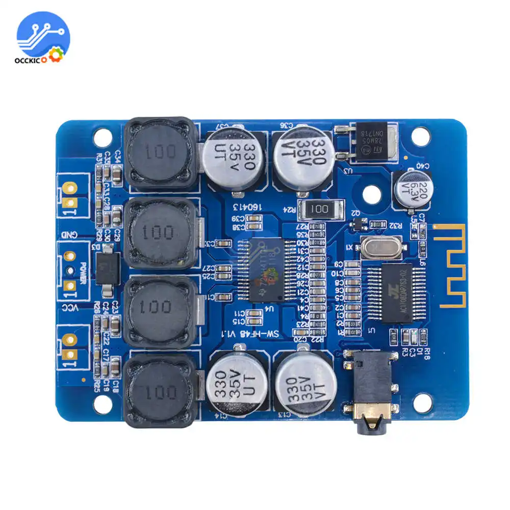 Плата усилителя DC8~ 26V TPA3118 2x30W усилитель звука bluetooth модуль беспроводной двухканальный Класс D стерео цифровой динамик
