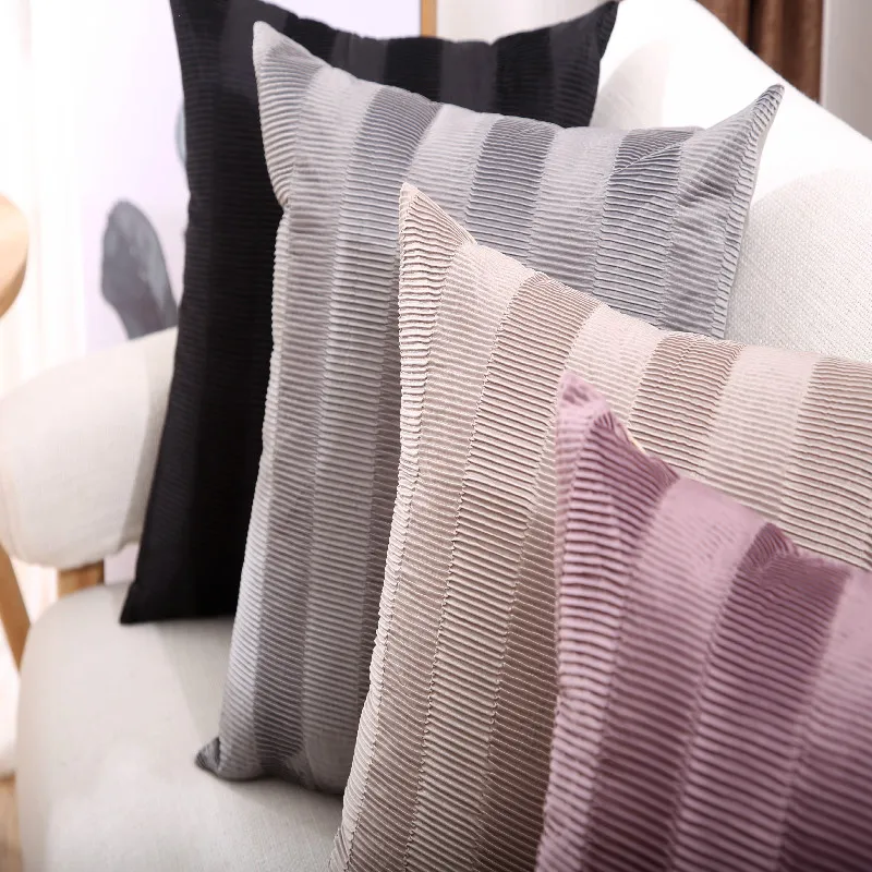 GYK139 однотонные Цвета льняная подушка из хлопка с эффектом чехол (без начинки)