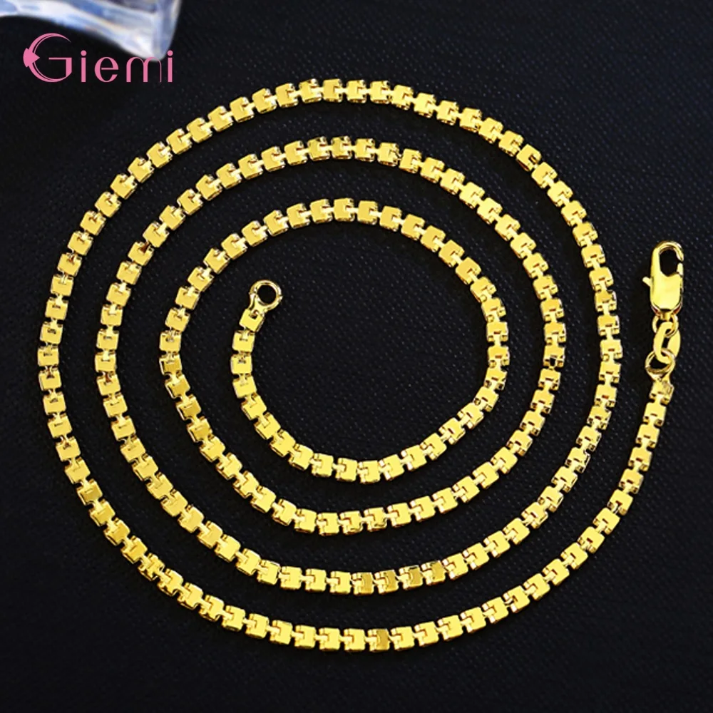 

2mm Women Gothic Curb Chain Choker Necklaces Extend Punk Rock Collier Femme Lobster Clasp Gold Color Party Necklace Jewelry