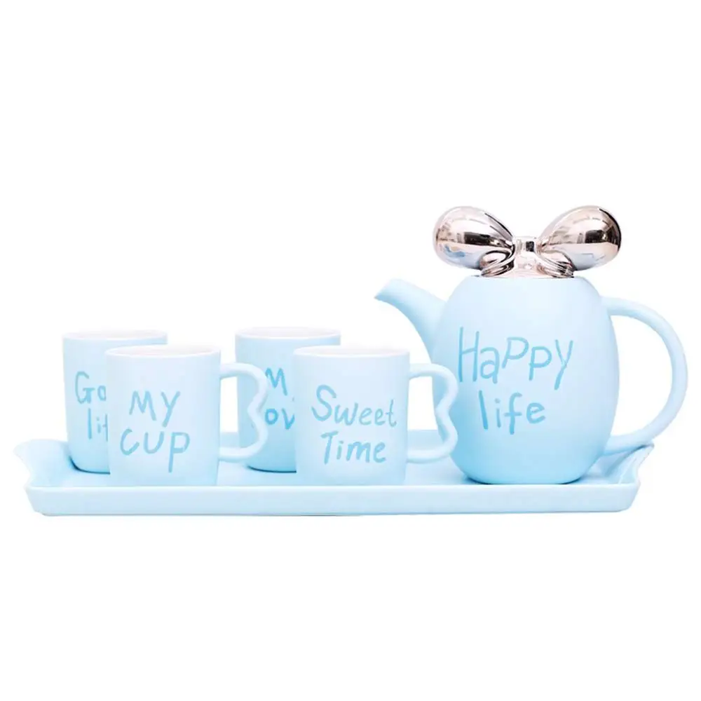 Женский чайный сервиз вечерние чайные на 8 унций 4 чашки 33 унции китайский для