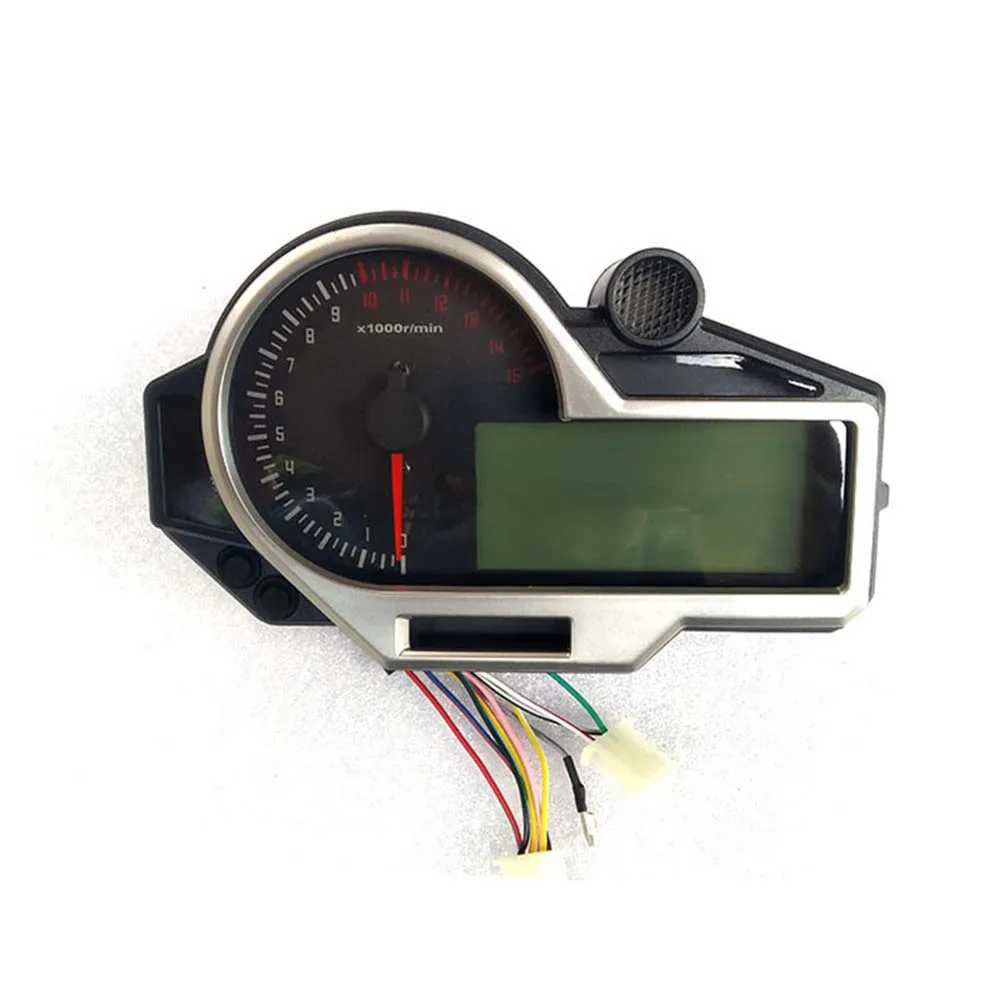 TKOSM мотоциклетный цветной светодиодный ЖК-дисплей N 1-6 файлов цифровой спидометр