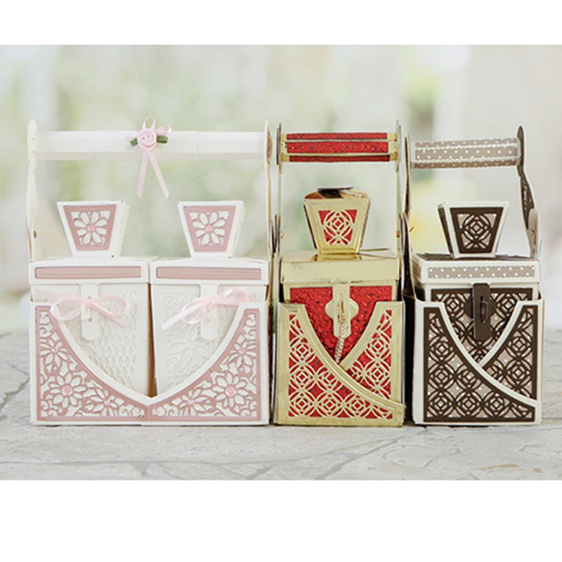 

New Metal Cutting Dies Small carrying box for Scrapbooking Steel Craft Die Cut Embossing Paper Card Album