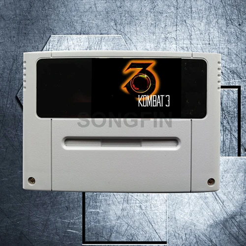 MK3 Ultimate 16 бит большой серый игровой Картридж для PAL/EUR версии игровой консоли