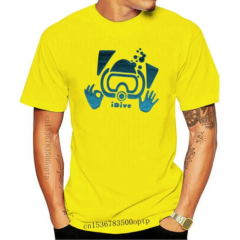 

New Scuba Dive t shirt For Men Round Collar 3D Print T shirt Hot sale Top deisgn Short-sleeved