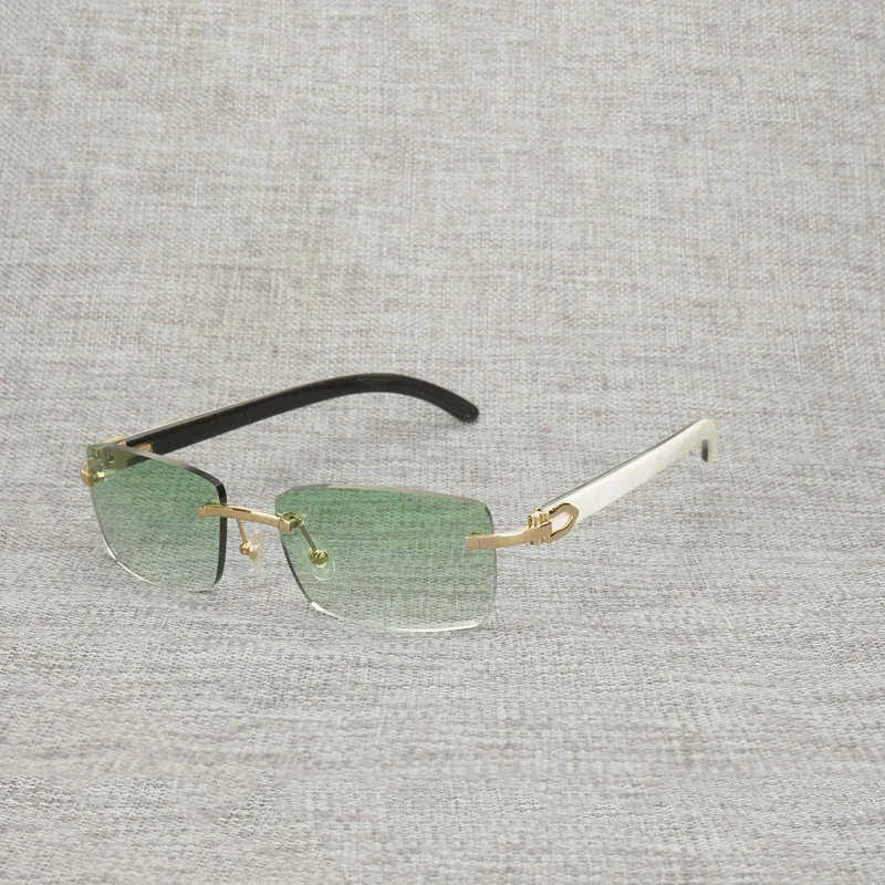 Солнцезащитные очки в винтажном стиле для мужчин и женщин натуральный рог