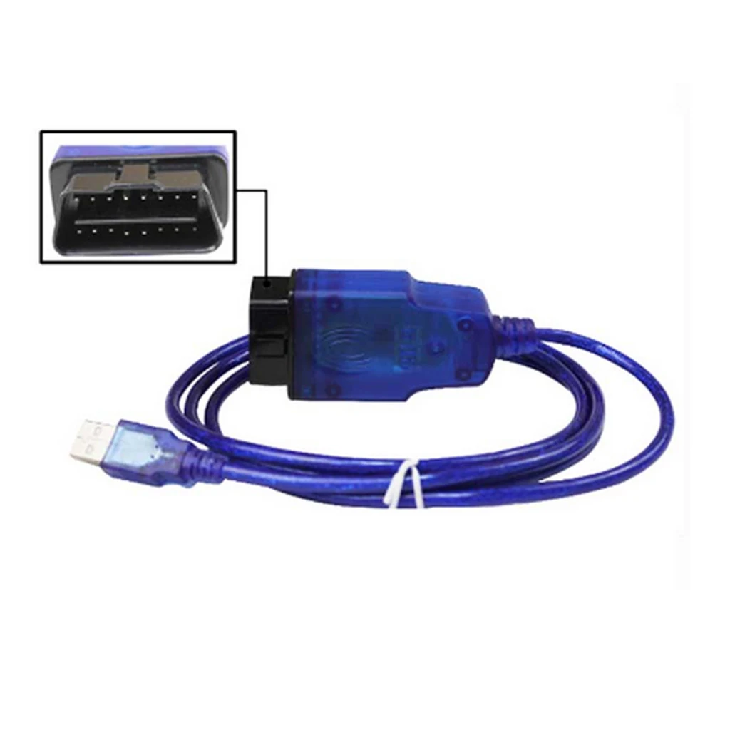 Автомобильный интерфейсный кабель USB Vag Com OBD2 OBD II диагностический сканер Кабель Aux