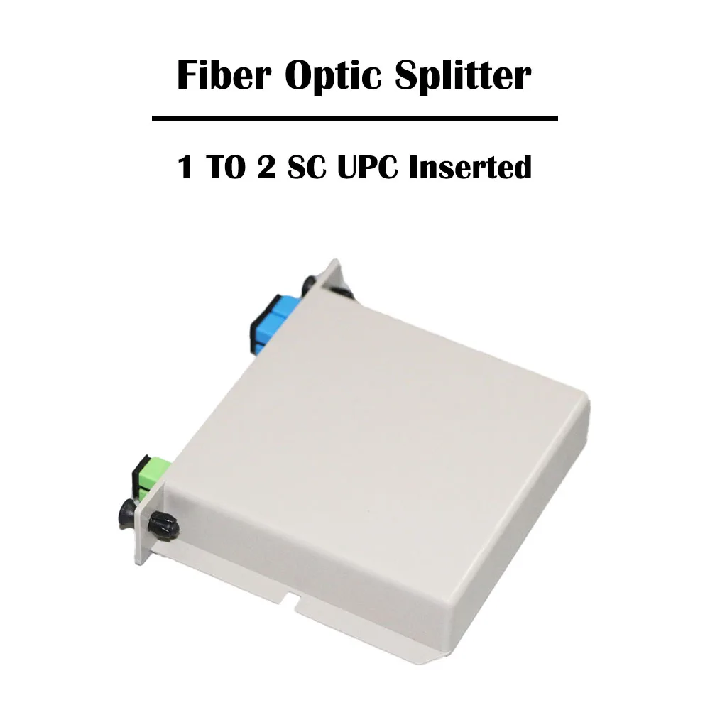 1 к 2 Волоконно оптический распределитель SC UPC 1/2/5/10 шт./партия 1X2 SM одномодовый