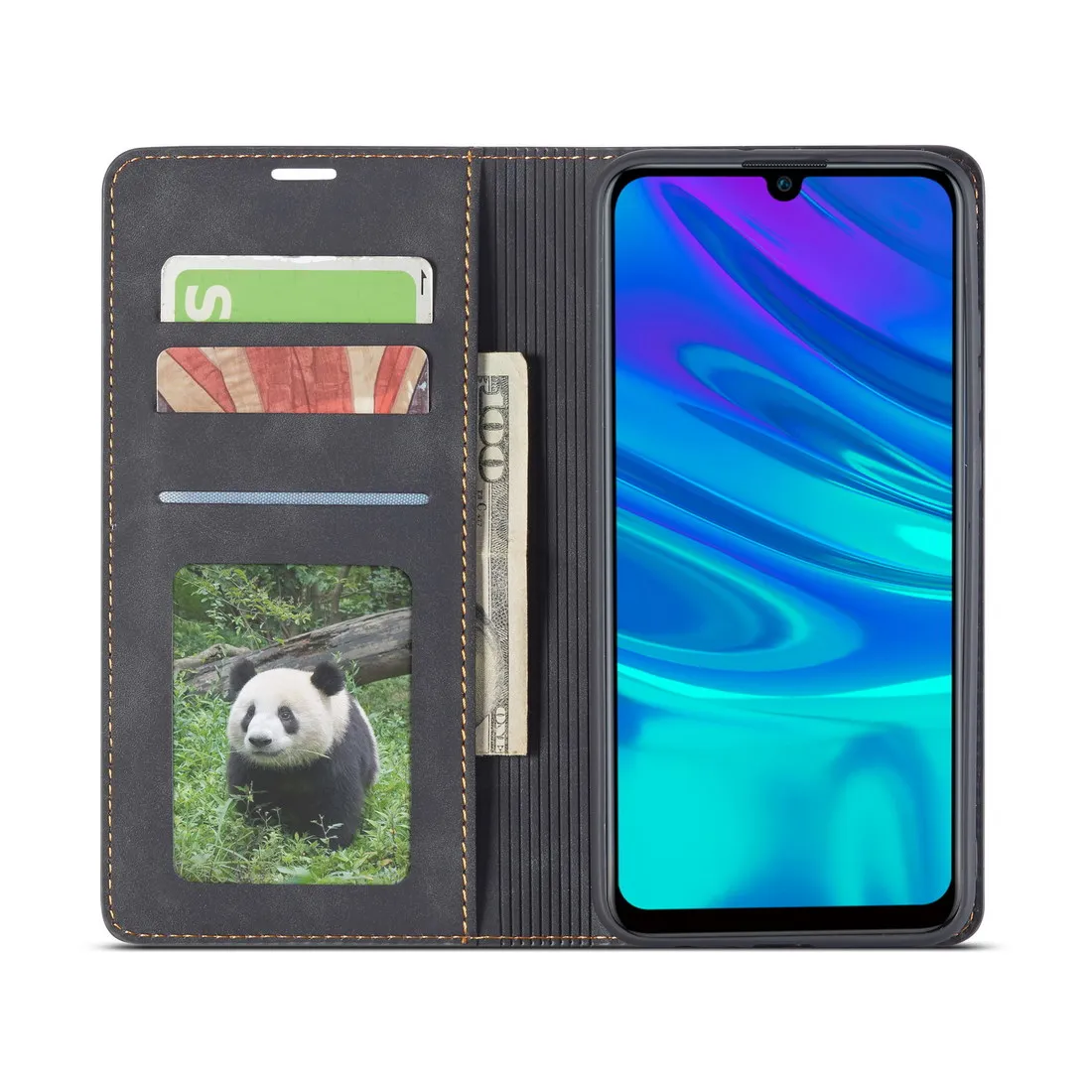 Huawei P Smart 2019 + кожаный флип чехол Huewai POT LX1 LX1AF LX2J LX1RUA LX3 Роскошный для телефона 6 21