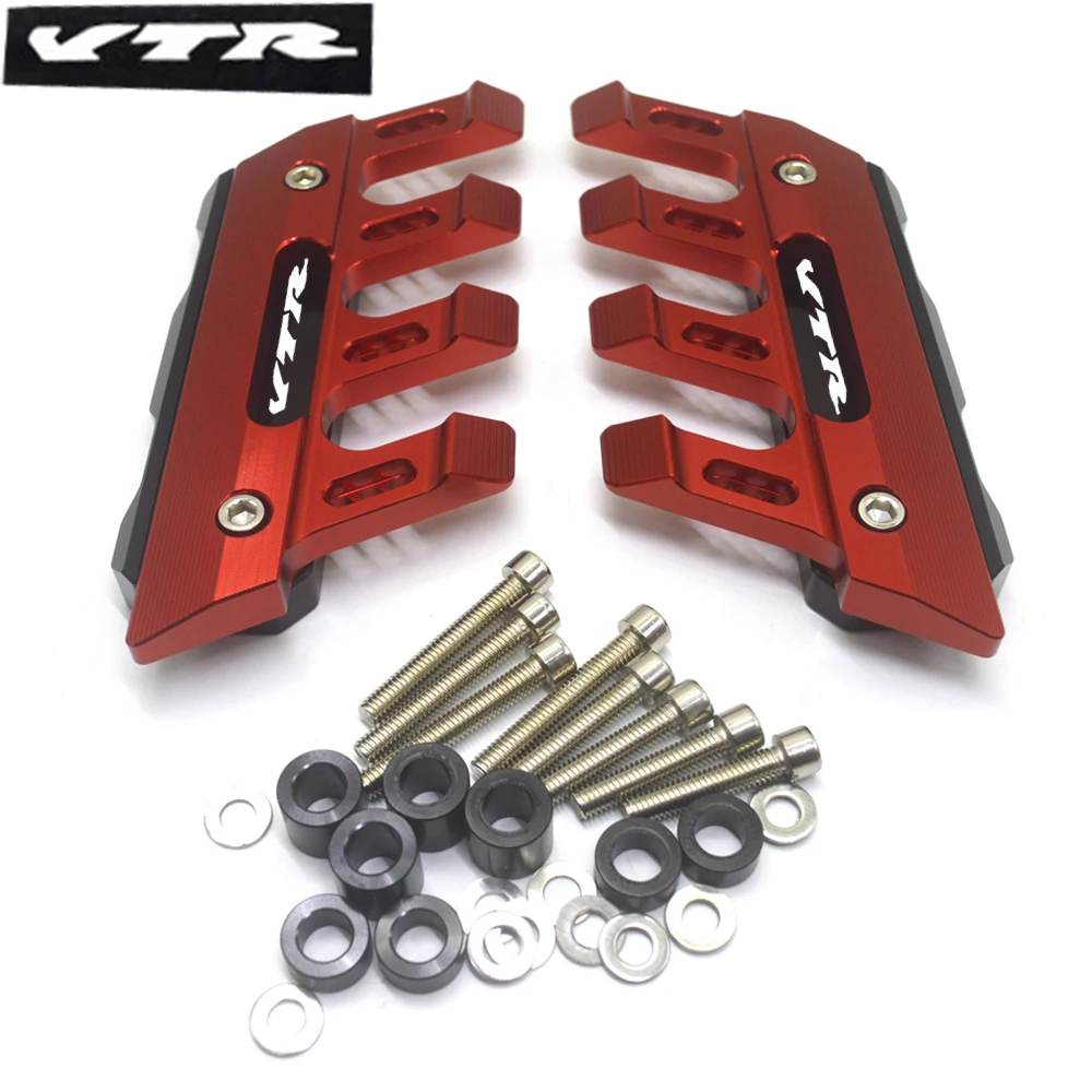 

For VTR1000F / FIRESTORM Universal Motorcycle Mudguard Side Protection Mount Shock Absorber Front Fender Cover Anti-fall Slider