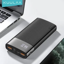 KUULAA Power Bank 20000mAh QC PD 3.0 PoverBank Fast Charging PowerBank 20000 mAh USB External Battery Charger For Xiaomi Mi 10 9