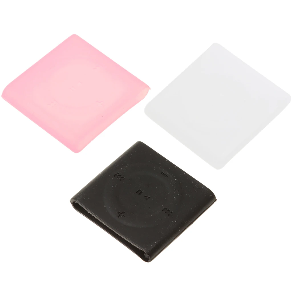 3 шт легкий в использовании Мягкий силиконовый чехол для iPod Mp3 Shuffle 6/7