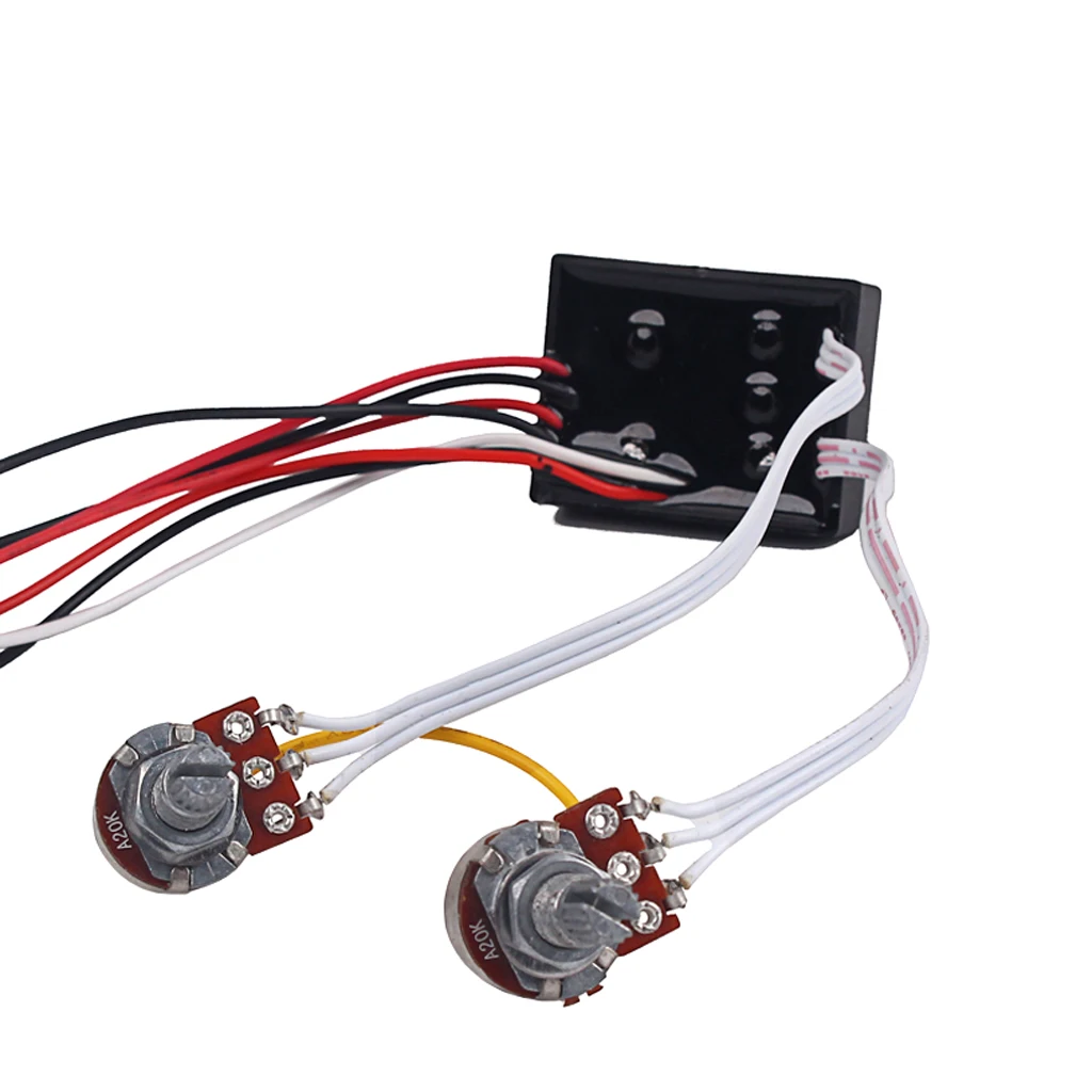 EQ B2T 2 Band Active Preamp Circuit для бас гитары с выходом|Детали и аксессуары гитар| |