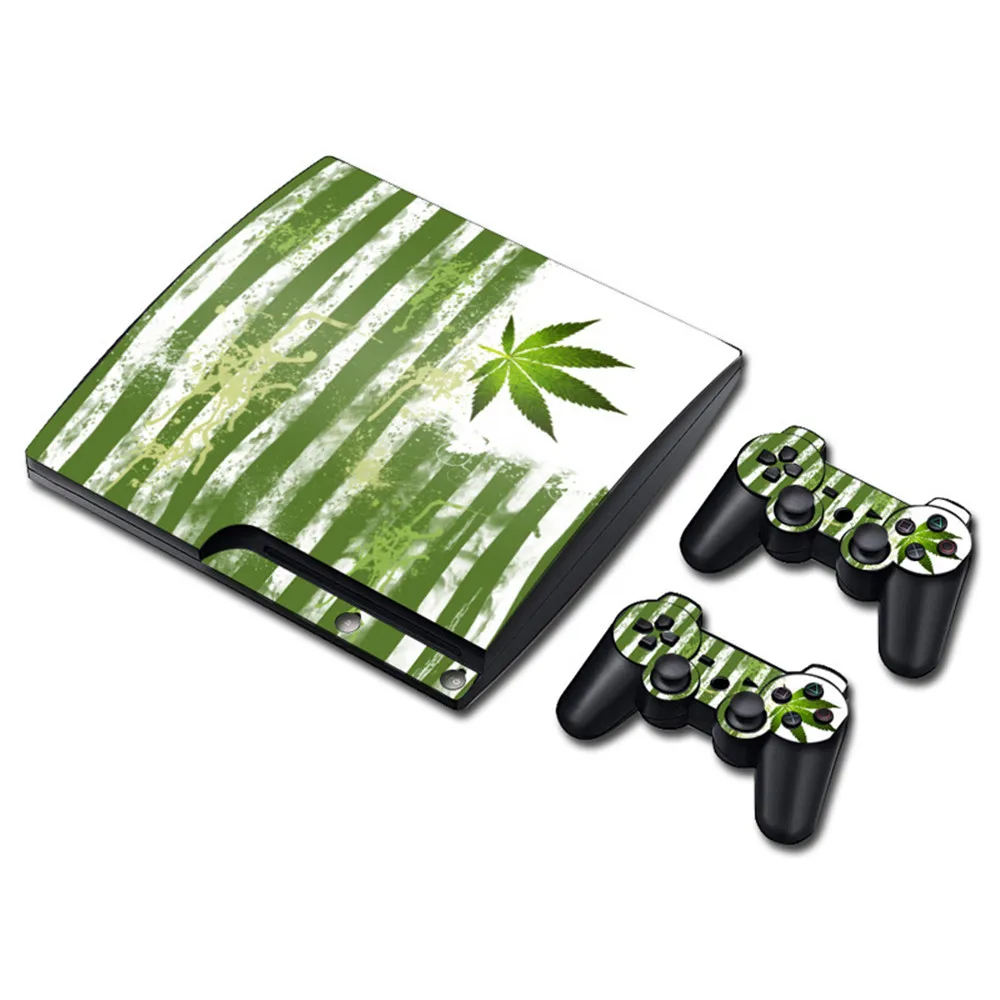 Наклейки для PS3 slim консоль игровой аксессуар шкуры из углеродного волокна