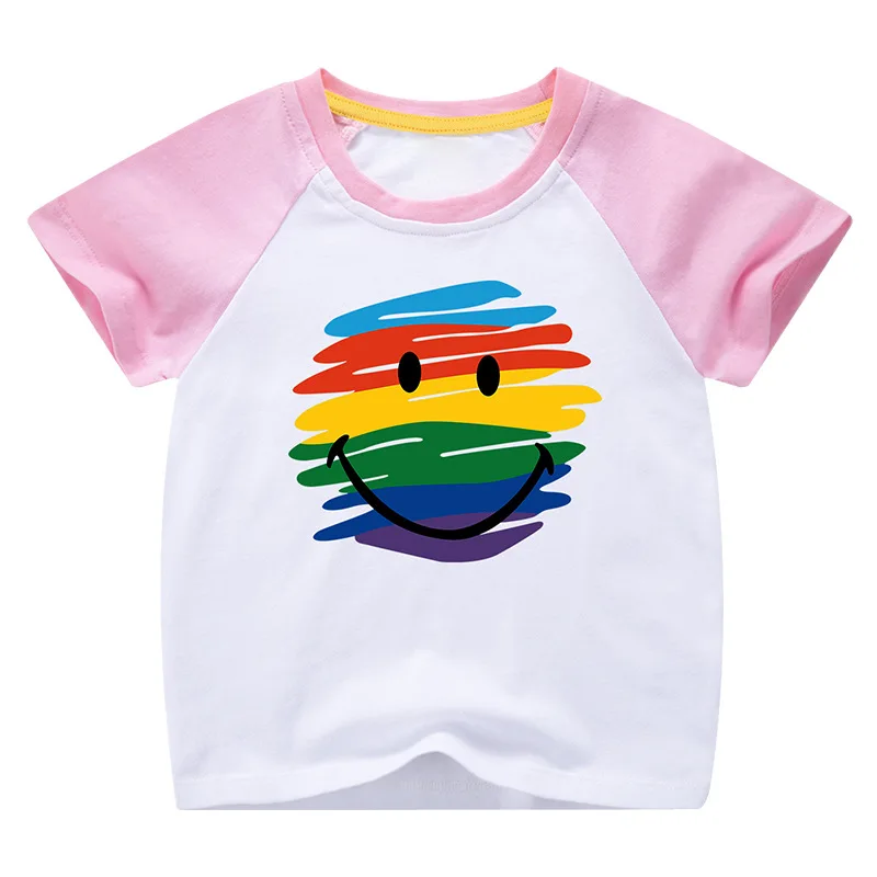 1-8Y baby boys girls t shirts kids tshirt cotton tops summer 2020 bendy shirt boy girl t-shirt children tshirts clothes | Детская одежда