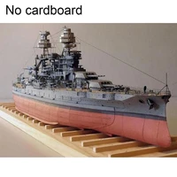 1250 uss bb 39 arizona battleship 3d paper model military ship model lovers collection handmade toy gifts diy educational toy