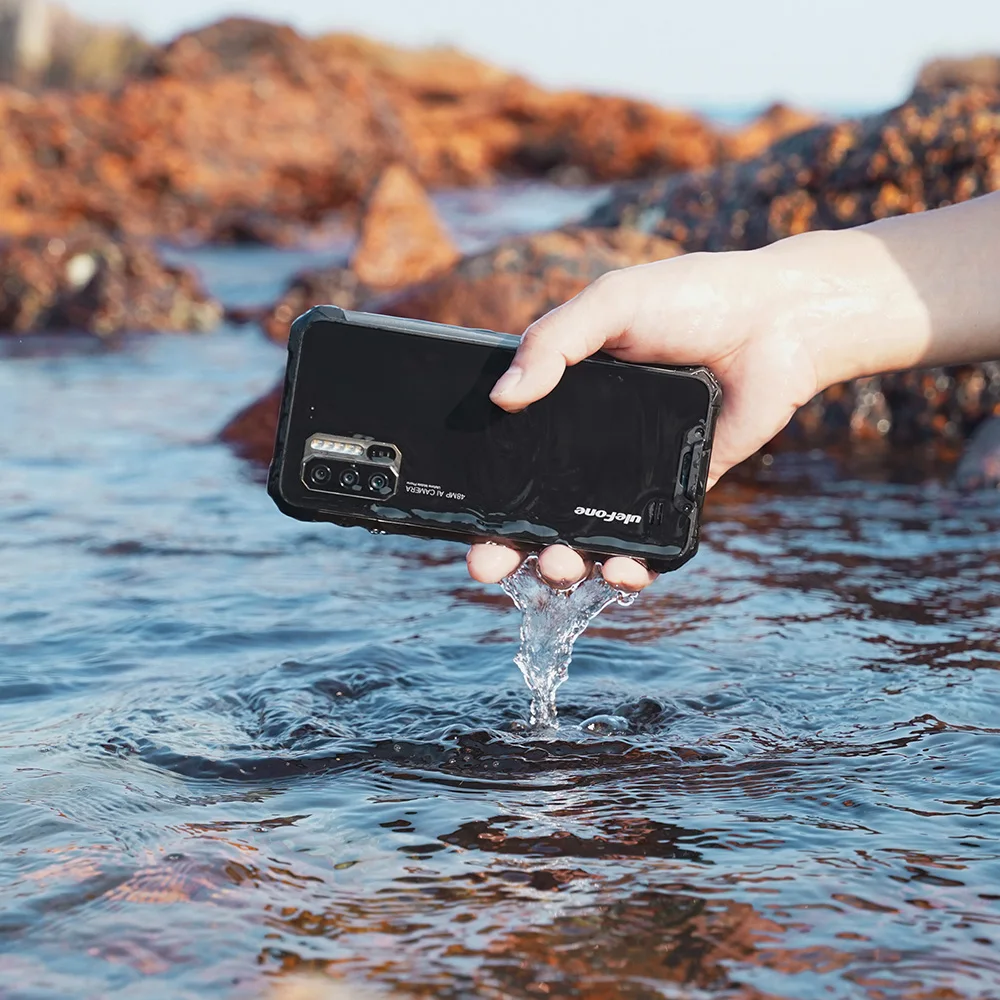 Смартфон Ulefone Armor 7 IP68, трекер сердечного ритма, Android 9,0, NFC Helio P90, четыре ядра, 6,3 дюйма, 8 ГБ+ 128 ГБ, 48MP, 4G, 5500 мАч, телефон