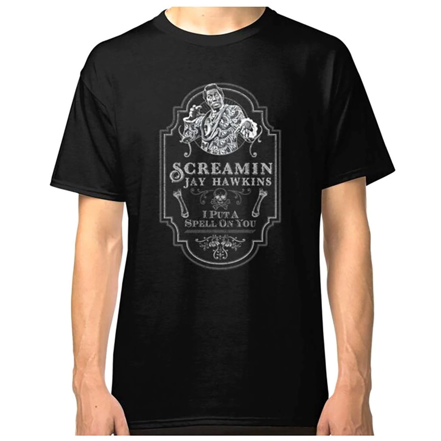 

Screamin Jay Hawkins I Put A Spell On You Tribute Design Classic t-Shirt DMN Hoodie Black