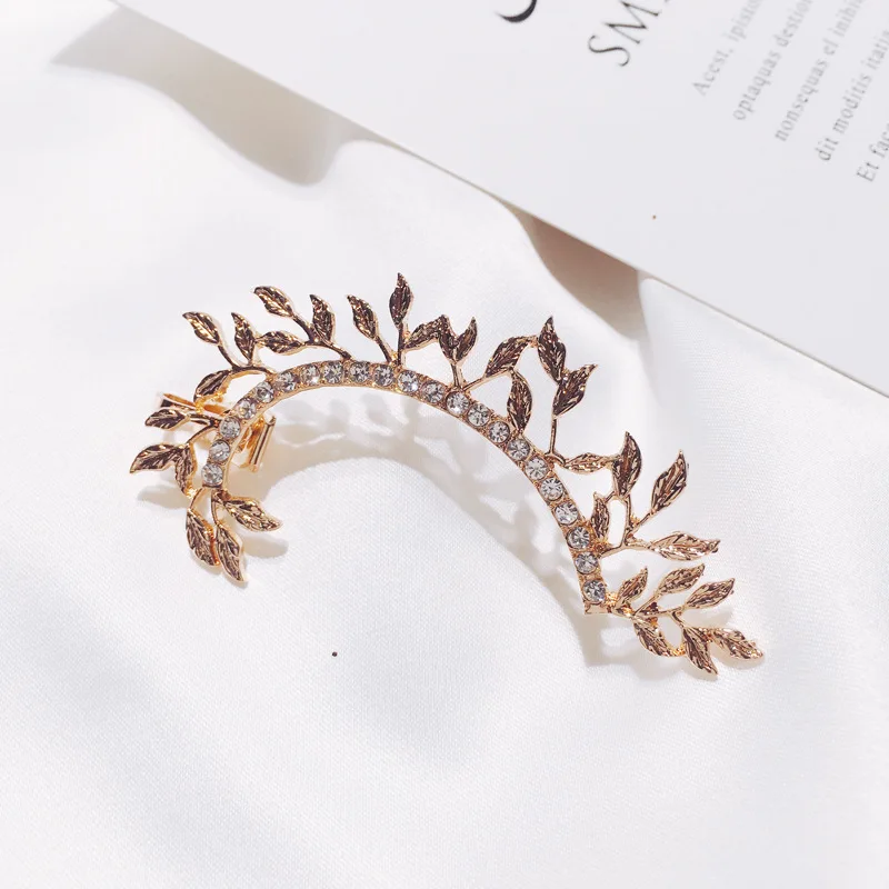 

2020 New Fashion Earring Elegant Vintage Punk Gothic Crystal Rhinestone Ear Cuff Wrap Stud