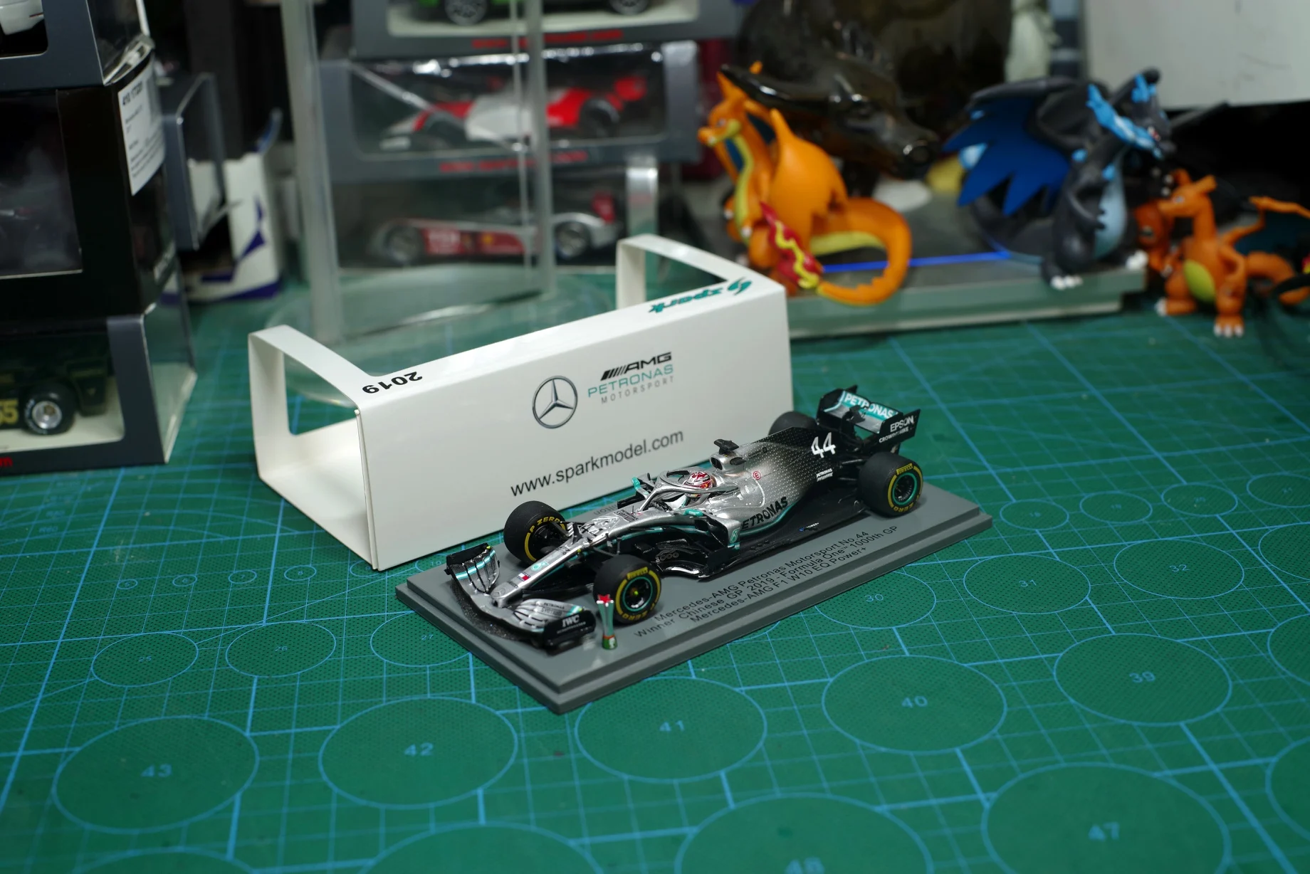 1/43 2019 China Station Mercedes AMG Benz W10 Гамильтон F1 коллекция моделей автомобилей с