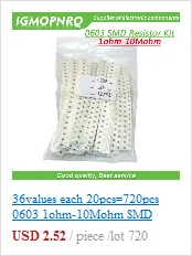 8 значений 200 шт. M1 M4 M7 SS14 SS16 SS24 SS34 RS1M пакет с электронными компонентами набор сортированных диодов 1N4001 1N4007 1N5819 DO-214AC
