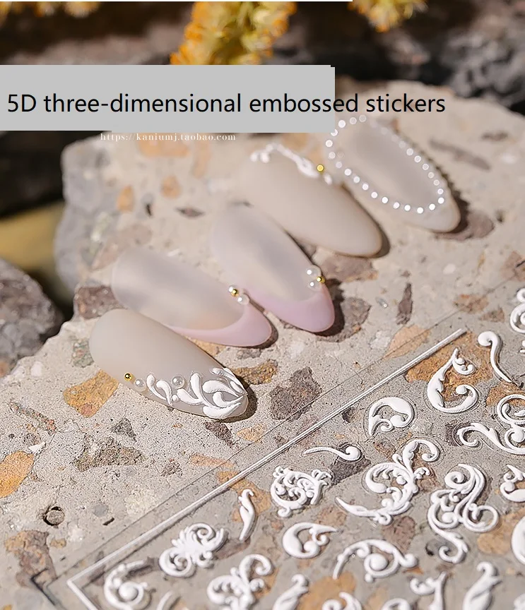 

New craft nail stickers 3D nail stickers butterfly three-dimensional embossed nail art decoration stickers