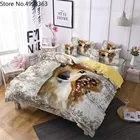 Рождественский олень, постельные принадлежности, 23 шт, акварельные комплекты постельного белья, 3D принт с животными, пододеяльник, Всесезонные детские постельные принадлежности для спальни