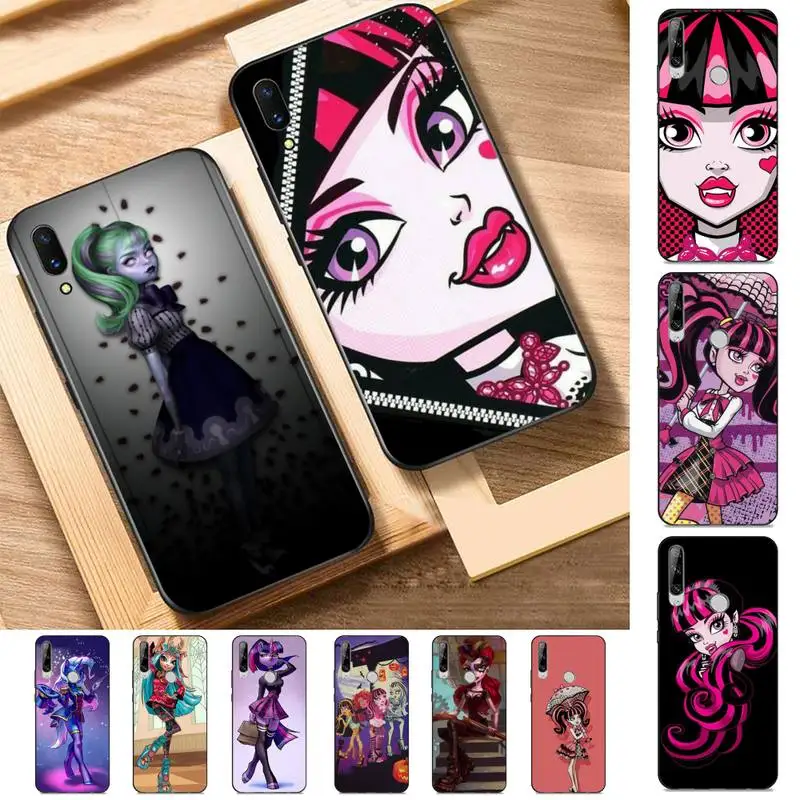 

Monsters High Anime Phone Case for Huawei Y 6 9 7 5 8s prime 2019 2018 enjoy 7 plus