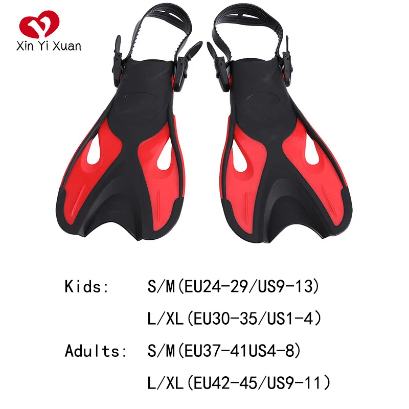 Подводный плавник регулируемые плавательные ласты для подводного плавания