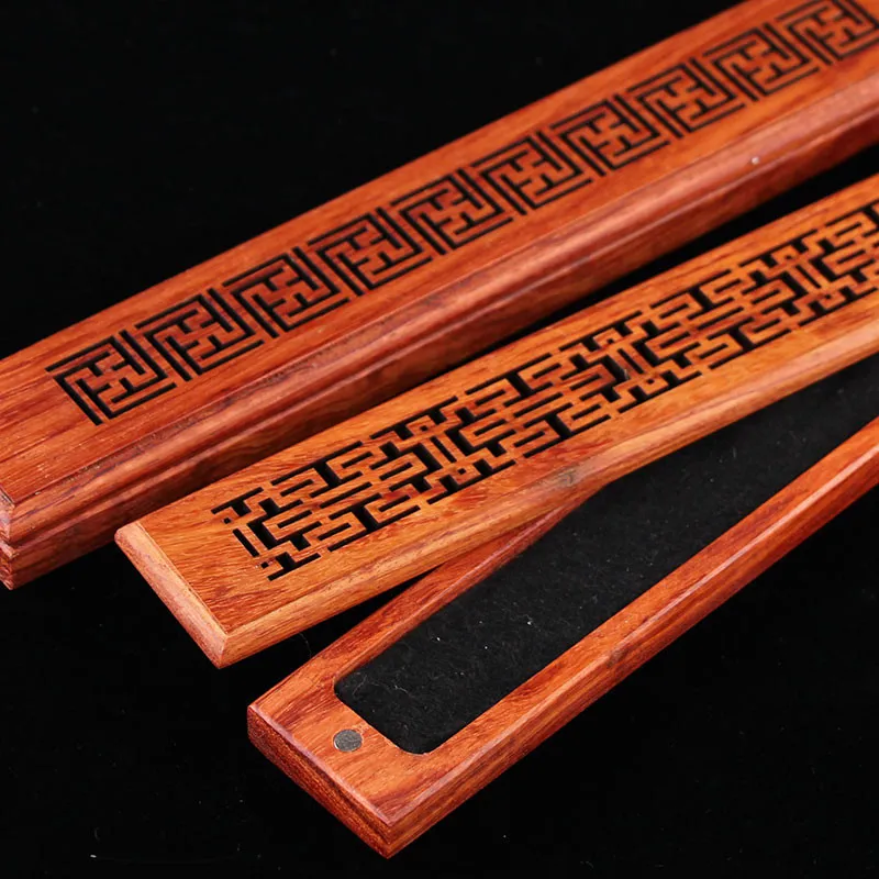 Вьетнам палисандровый ладан горелка ручная резьба полые винтажные Joss подставка