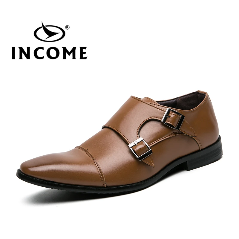 Новинка Деловые туфли на плоской подошве с острым носком Мужские дизайнерские в