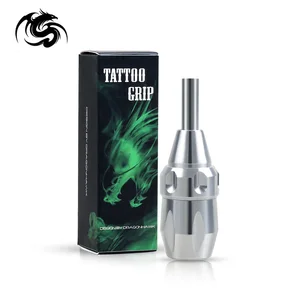 Высококачественная 25 мм 304 Стальная тату-ручка, трубка для татуировки, наконечники, общие иглы, аксессуары