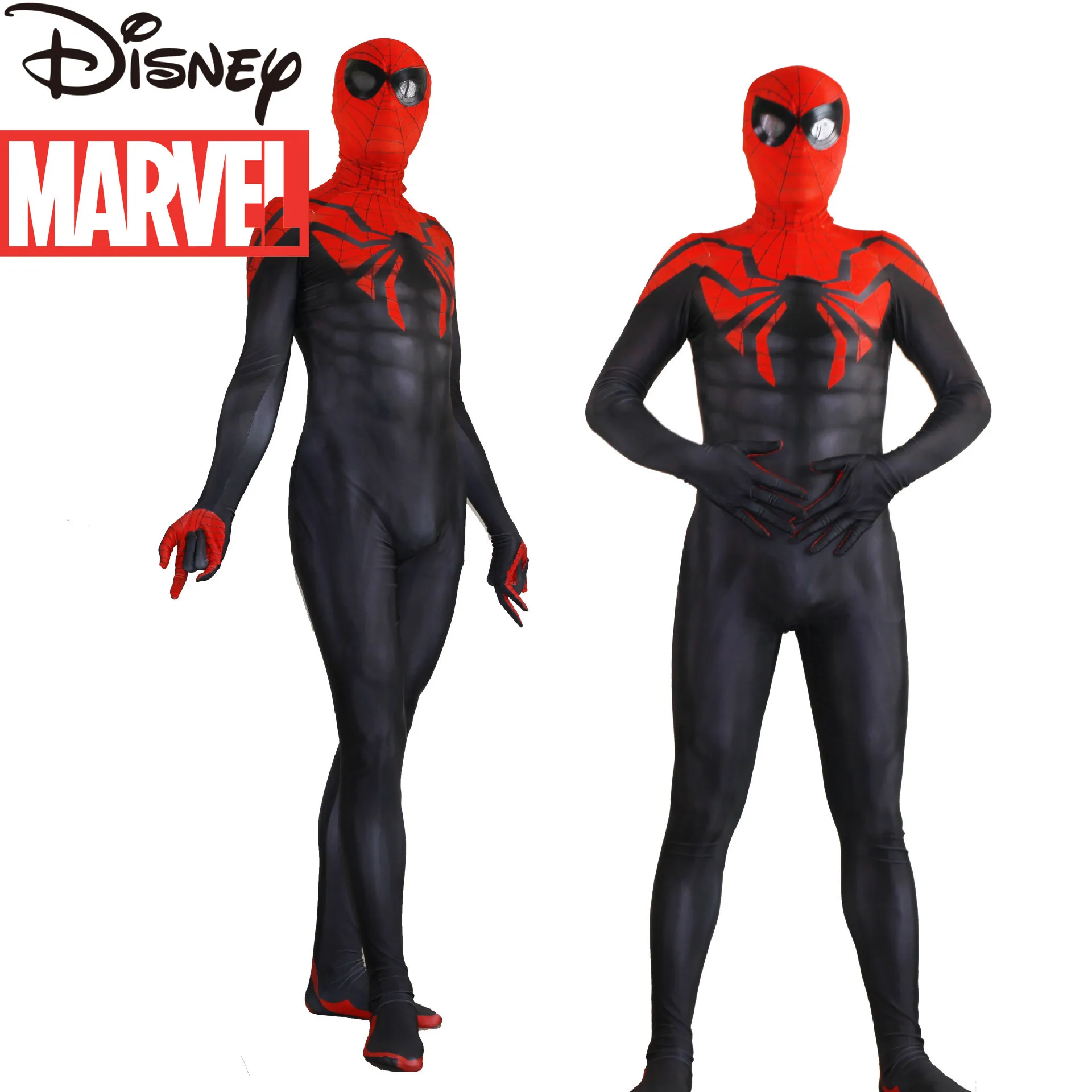 

Disney Marvel's Spider-Man Adult Child Cosplay One-Piece Leotard Performance Costume 3D Digital Print Halloween Costume