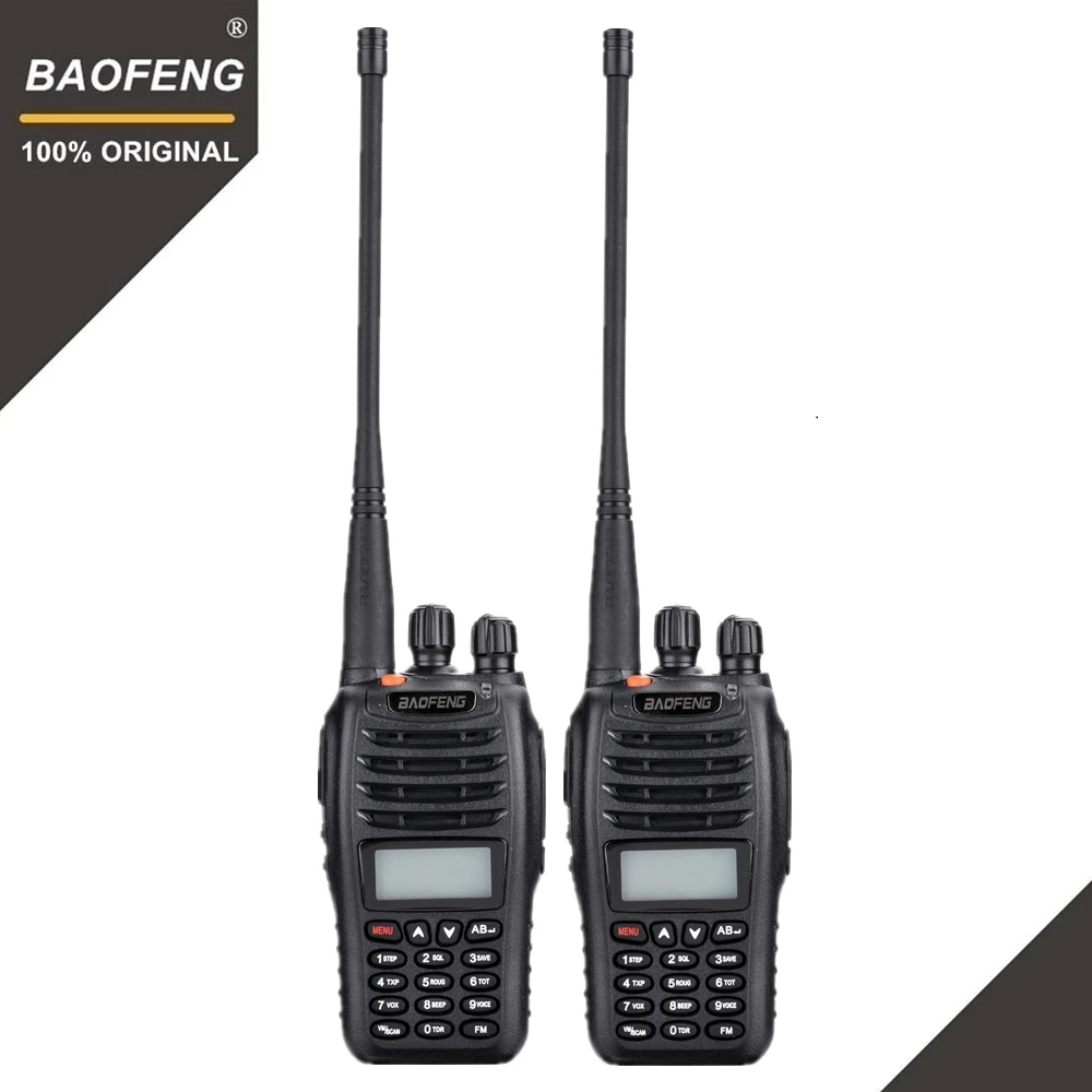 2Pcs Baofeng UV-B5 Walkie Talkie 199 Channel Two Way Radio UHF VHF B5 Long Range Handheld FM HF Transceiver Ham Comunicador