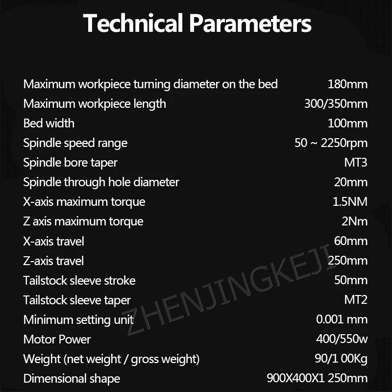 

CK0618 Small CNC Lathe Micro DIY Automatic CNC Metal Model Processing Mini High Precision Lathe Machining Center