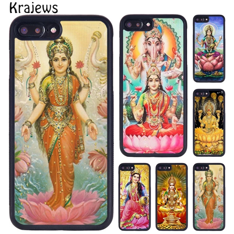 Резиновый чехол krajew Lakshmi для iPhone X XR XS 11 12 Pro MAX 5 6 6S 7 8 Plus Samsung Galaxy S7edge S8 S9 S10|Бамперы| |