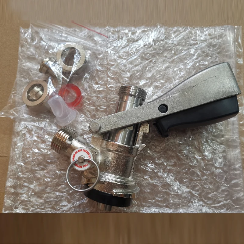 Homebrew пивной бочонок система "S" муфта кран "S" бочонок муфта с предохранительным клапаном бар аксессуары кега для домашнего пивоварения муфта