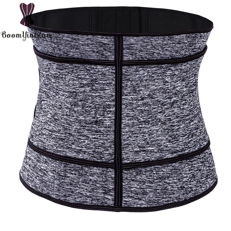 Hot Women Neoprene Waist Trimmer Magic Paste Super Compression Girdle Belt Zip Up Waist Trainer For Postpartum Recovery