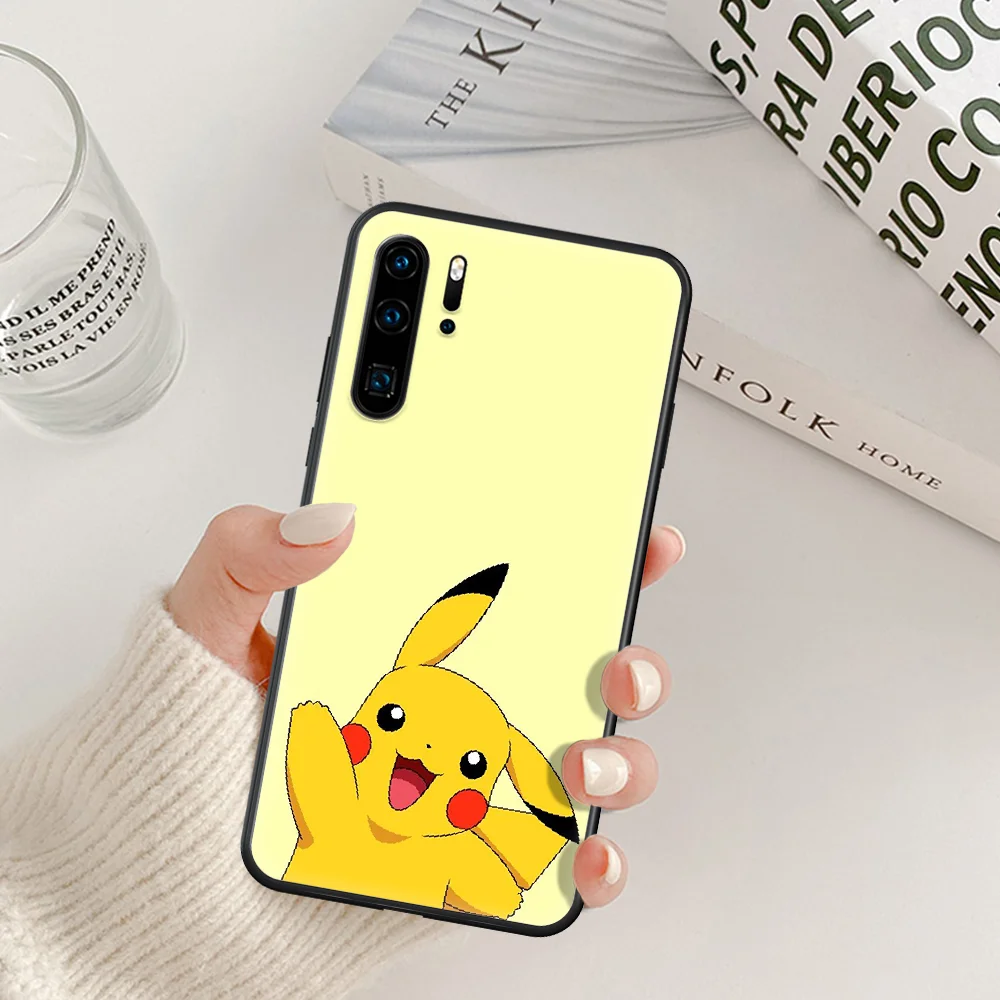 

Cute Charizard Pokemons Squirtle Phone Case For Huawei P Mate Smart 10 20 30 40 Lite Z 2019 Pro black Cover Silicone Back Pretty