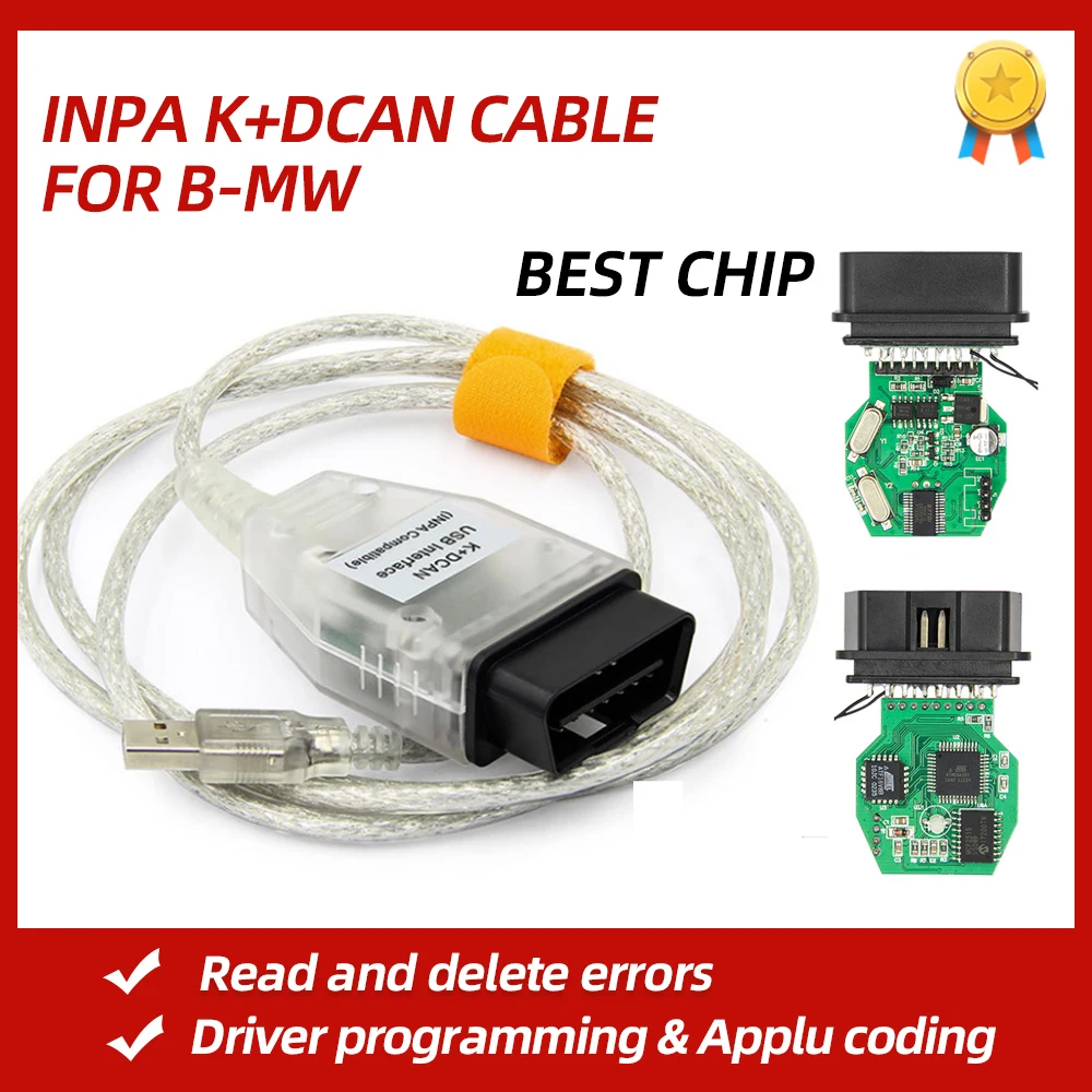 Диагностический сканер OBD2 E60 E70 E80 X1 X5 INPA K + CAN с переключателем FTDI FT232RL поддержка Line